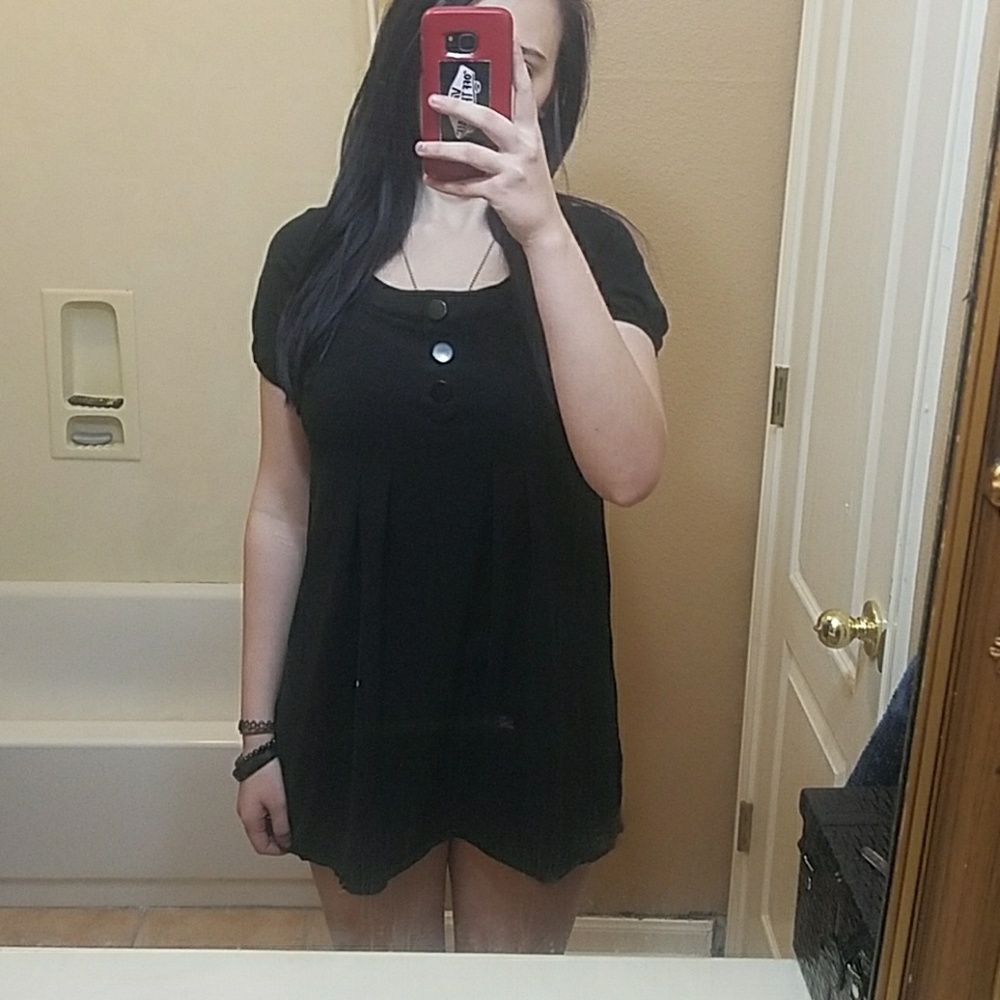 Simple black dress
